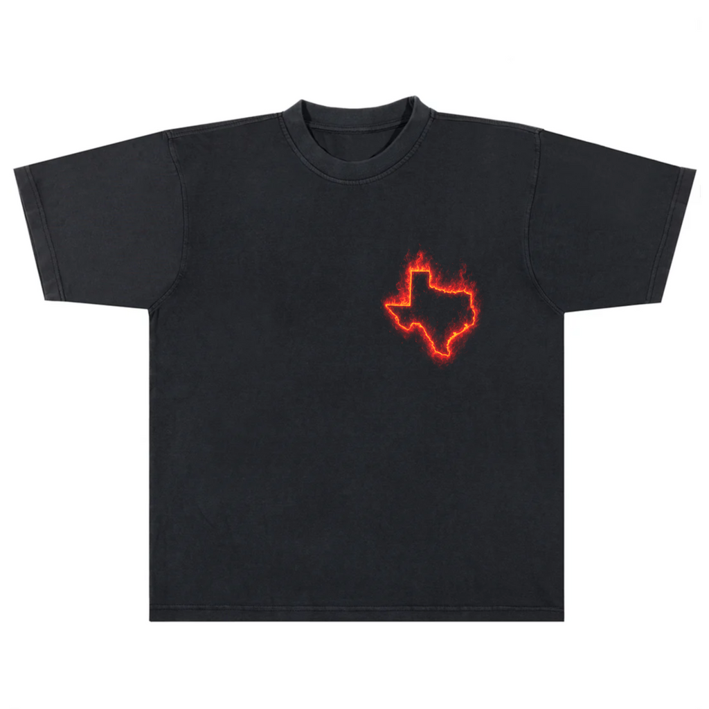 HRTS ESSENTIAL STEER FIRE BLK TEE